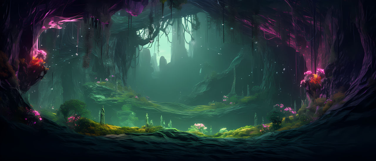 Wide open area with waxy ooze not pictured